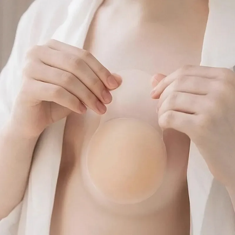Silicone Bra Adhesive - 1쌍 실리콘 니플 커버 리프트업 브라