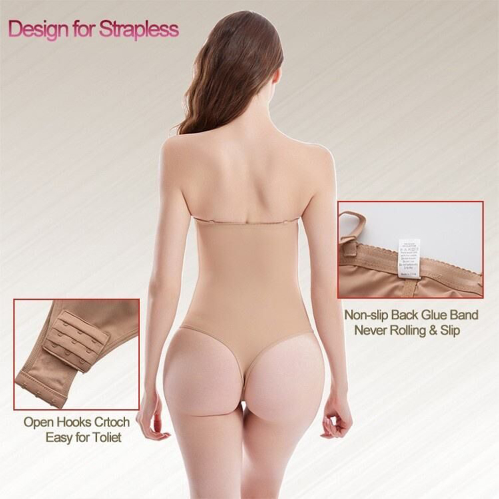 Strapless Invisible Tummy Cont - Shapewear Bodysuit Firm 리뷰 및 가격