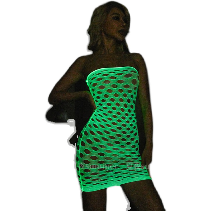 야광 어두운 곳에서 빛나는 망사 바디스타킹 플러스 사이 - Bodystocking Fishnet 리뷰 및 가격