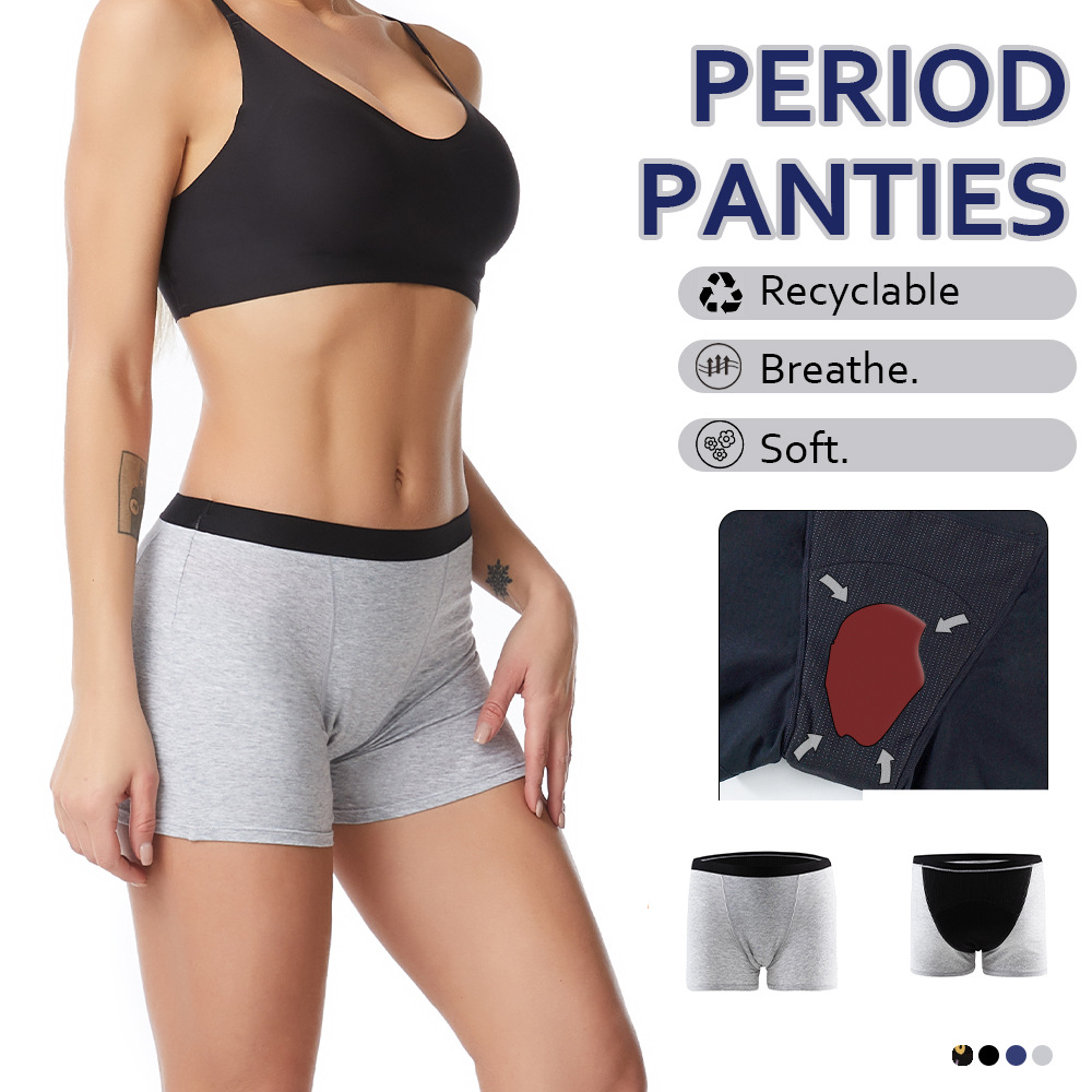 여성용 4중 방수 생리팬티, 면 소재, 중간 허리 높이 - Period Panty Absorbent 리뷰 및 가격